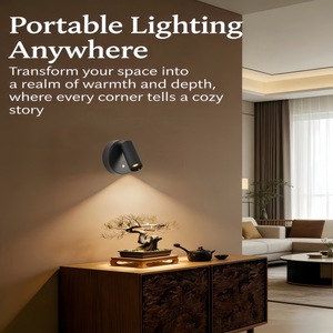 โคมไฟติดผนังแม่เหล็ก Pura Lighting แบบชาร์จไฟได้ ปรับแสงได้สามสี ติดตั้งง่าย ไม่ต้องเจาะผนัง เหมาะสำหรับห้องนั่งเล่นและห้องนอน - Product Image 5