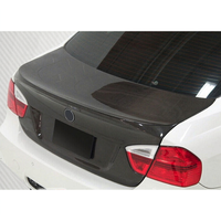جناح خلفي من ألياف الكربون من RYAO لسيارات BMW الفئة 3 E90 2006-2008 باللون الأسود، متوافق بنسبة 100٪ مع السيارة، حالة جديدة، يشمل البراغي
