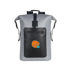 30L fabrika özel açık su geçirmez sırt çantası kuru çanta okyanus paketi ekipman çantası su geçirmez yürüyüş paketi OEM