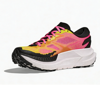 Sepatu Lari Wanita Warna Gradasi Fashion, Sol Tebal Empuk, Bahan Mesh Bernapas, Sneakers Olahraga, OEM ODM, Pesanan Grosir