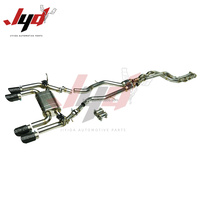 Système d'échappement Catback à soupapes en acier inoxydable 304 poli miroir JYD pour BMW M3 F80 3.0T
