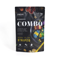 Sachet d'emballage alimentaire surgelé sur mesure en PE de qualité alimentaire, pochette verticale avec fermeture éclair pour l'emballage de viande de poulet