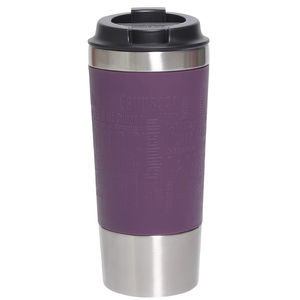 2025 <span class=keywords><strong>eMerit</strong></span> 450ml Double paroi 18/8 tasse à café en acier inoxydable classique manchon en Silicone usine de luxe Logo personnalisé aspiration vide - Product Image 1