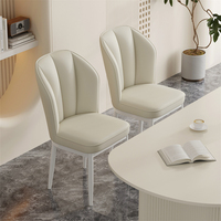 Chaises de Salle à Manger Françaises Personnalisables, Salon de Restaurant, Ensemble Table à Manger et 4 Chaises aux Pieds Dorés