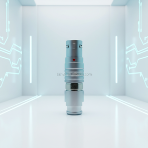 Compatível com Série B 3B FGG/EGG Plugues de Aviação, Conectores Híbridos Pneumático-elétricos, 2 ar 6-core Sockets M18 Soquete - Product Image 3