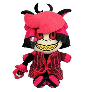 Hazbin Hotel Alastor Plush <b>Toy</b> Anime Character <b>Soft</b> <b>Stuffed</b> Doll Halloween Gift For Kids 8 13 Years Unisex - Product Image 5