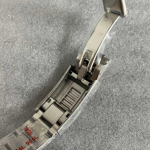 Boîtier de montre en acier inoxydable argenté avec <span class=keywords><strong>lunette</strong></span> inclinée de 36 mm, bracelet, fond de boîtier, cadran de 28,5 mm pour kit de modification de montre Seik - Product Image 4