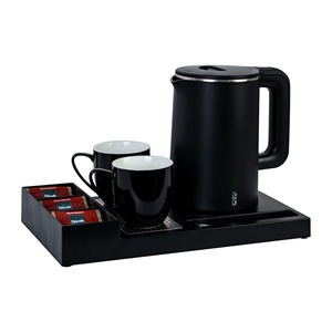 1.2L Hotel Stainless Steel Cordless Electric <b>Kettle</b> Tray Set Digital Control Multifunctional Anti-Dry Burning Colorful Keep-Warm - Product Image 1