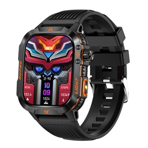 นาฬิกาอัจฉริยะ DF HT26 TAC Sports กันน้ำ รุ่นใหม่ รองรับ BT รับสายได้ นาฬิกากลางแจ้ง ไฟฉาย อุปกรณ์แคมป์ปิ้งกลางแจ้ง - Product Image 1