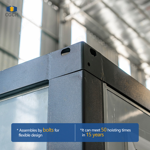 CGCH Casa Container Pieghevole in Acciaio Americana per Cantieri <span class=keywords><strong>Edili</strong></span>, Installazione Rapida in 15 Minuti, Prefabbricata e Pieghevole a Z - Product Image 4