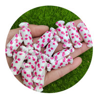 Thème de la saint-valentin bonbon Dessert Flatback résine Cabochons embellissements perles Slime charmes pour fournisseur de fabrication de bijoux