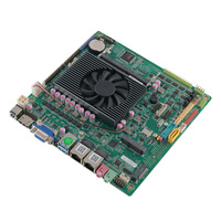 Carte mère industrielle mini-ITX sans ventilateur Intel Core I5 7200U 6 * RS232 COM double RJ45 LAN 17*17cm 2 * DDR4 GPIO carte mère