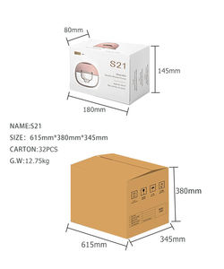 เครื่องปั๊มนมไฟฟ้าแบบพกพา <span class=keywords><strong>รุ่น</strong></span>ขายดีจากโรงงาน S21 หน้าจอ LED <span class=keywords><strong>3</strong></span> โหมด 12 ระดับปรับได้ วัสดุซิลิโคน PP สำหรับการให้นมลูก - Product Image 6