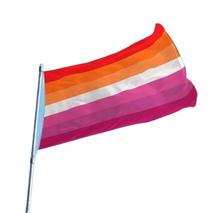 Bandera de Arcoíris LGBT de 3x5 para Exteriores, Colores Vivos, Doble Costura, Poliéster, Bisexual, Lesbiana, Gay, Transgénero - Product Image 4