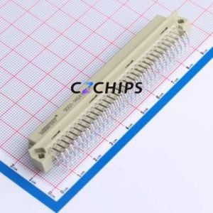 9001-14641C00A DIN41612 Connector Bent Lead Through Hole,P=2.54mm Connector 64P 3 2.54mm Right Angle Insert - Product Image 2