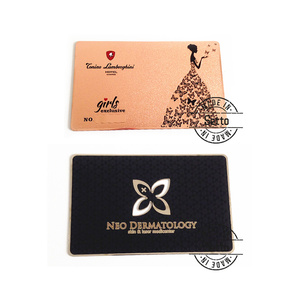 Chất Lượng Cao Hóa Chất Khắc Thăng Hoa Trống Tên Kim Loại Thẻ Kinh Doanh Thẻ - Product Image 3