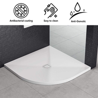 Bak Mandi Solid Surface Anti Retak & Anti Noda Modern untuk Hotel, Spa, Penggunaan Luar Ruangan - Mudah Dibersihkan
