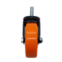 Roulettes de chariot industriel flexibles en PVC PP PU TPR, roues de 5 pouces, avec joint, nouvelle collection