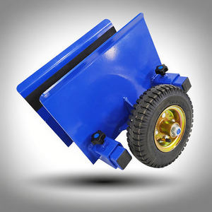 รถเข็นไม้อัดสองล้อคุณภาพสูงระดับอุตสาหกรรม รับน้ำหนักได้ 600 ปอนด์ พร้อมยางกันลื่นปรับได้และขนย้ายสะดวก - Product Image 4