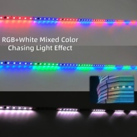 Bande LED numérique intelligente DMX 48V RGBW SMD5050 72 LED, nouvelle bande lumineuse à effets de poursuite de couleur, étanche pour façade de bâtiment/bar
