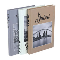 Ensemble de 3 livres décoratifs personnalisés en faux cuir pour la décoration de la maison avec des pages intérieures vierges