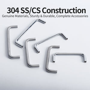 مقبض صلب على شكل حرف U من الفولاذ المقاوم للصدأ 304 من NIWO - أجهزة سحب متينة لأبواب الأثاث والأدراج - Product Image 3