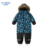 Grenouillères d'hiver à manches longues et à capuche pour bébés, grenouillères imperméables pour bébé, grenouillère pour bébé 100% en polyester