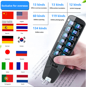 Akıllı akıllı 134 dil sesli çevirmen kalem tarama okuyucu metin disleksi için dokunmatik ekran ile - Product Image 2