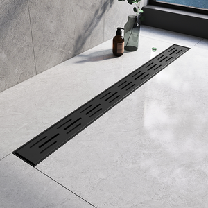 カスタムサイズ長方形ステンレス鋼リニアシャワー排水バスルーム床ベース調節可能足取り外し可能格子大面積 - Product Image 4