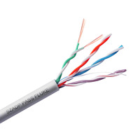 Câbles torsadés non blindés Cat5e multibrins, fils de cuivre PVC chinois de haute qualité à 8 conducteurs, UTP 250 MHz, flexibles, Guangdong