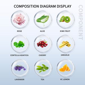 Extraits de plantes et de fruits naturels biologiques pour le visage, acné, blanchiment, hydratation, poudre de gelée douce, vitamine C, collagène de <span class=keywords><strong>rose</strong></span>, <span class=keywords><strong>alginate</strong></span> - Product Image 2