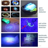 Professionnel 3 Watt 365NM 395NM UV Penlight Colle Rapide Durcissement UV Stylo Torche Résine Mouche Attachant Lumière Noire Pour La Détection De Billets De Banque