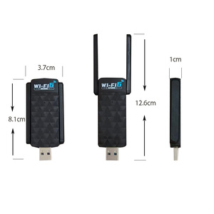 Adaptateur Wi-Fi double bande USB Gigabit WIFI6 modèle IFA01, 5.8G, 1300 Mbps, récepteur émetteur interne, cartes réseau - Product Image 2
