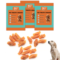 Friandises pour chiens séchées à l'air, à base de poulet, naturelles, à ingrédient unique, riches en protéines, faibles en gras, pour le nettoyage dentaire, nourriture sèche