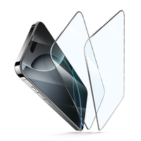 Protection d'écran en verre trempé 9H pour iPhone 17 16 15 14 13 12 Pro Max Plus, film transparent à bords incurvés 2.5D, fournisseur OEM