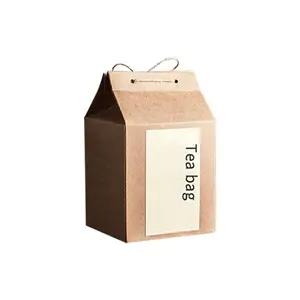定制可回收牛皮纸罐头防水奶茶饮料纸包装袋食品级密封好的纸袋