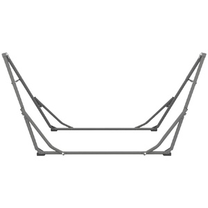Adults Foldable Iron Frame Outdoor Camping Hiking Hammock <b>Stand</b> 200kg Capacity Cloth Material Extra Thick <b>Hanging</b> <b>Chair</b> Support - Product Image 5