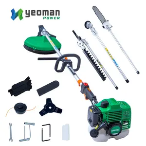 Yeoman 10 en 1 outils multifonctions débroussailleuse d'herbe mangeur de mauvaises herbes coupe-herbe côté Pack Machine de découpe d'herbe