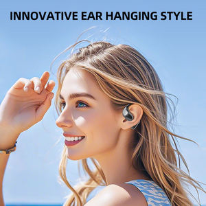 หูฟังแบบหนีบน้ำหนักเบาหูฟังนำเสียงผ่านกระดูกเชื่อมต่ออย่างรวดเร็วมีหลอดไฟฆ่าเชื้อโรคหูฟังเอียร์บัด LED สำหรับเดินทางเดิน - Product Image 3