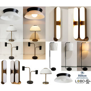 New Hotel Projects Hilton Oak Brook Suite Room Brushed Bronze Plug-In Desk <strong>Lamp</strong> with <strong>Gloss</strong> <strong>White</strong> Glass Shade UL Listed - Product Image 5