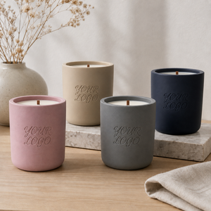 Bougie parfumée en verre avec logo personnalisé en relief, parfum thé blanc <span class=keywords><strong>et</strong></span> rose, écologique, faite à la main, pour la maison, Diwali, <span class=keywords><strong>fête</strong></span> <span class=keywords><strong>des</strong></span> pères - Product Image 3
