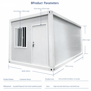 Soluciones Versátiles de Contenedores <span class=keywords><strong>Modulares</strong></span> de 20 Pies/40 Pies |   <span class=keywords><strong>Casetas</strong></span> de Vigilancia, Oficinas y Espacios de Vivienda Temporal Personalizables - Product Image 4
