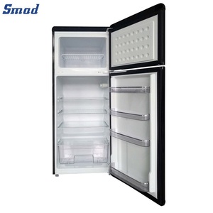 ตู้เย็นสองประตู ดีไซน์วินเทจ ตู้แช่แข็งแบบเรโทร สำหรับใช้ในบ้าน - Product Image 3