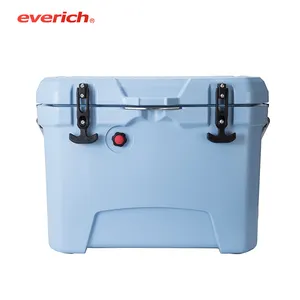 Everich 20 & 26QT пластиковый изолированный охладитель льда для использования на открытом воздухе, охлаждение в течение длительного времени, портативная банка для пива, питья