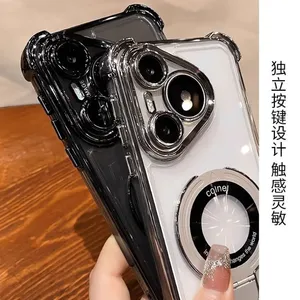 <span class=keywords><strong>Funda</strong></span> para Huawei Pura 80 70 Pro Ultra Nova13, <span class=keywords><strong>Funda</strong></span> Trasera Magnética con Soporte, Transparente, de Lujo, con Galvanoplastia y Airbag - Product Image 5