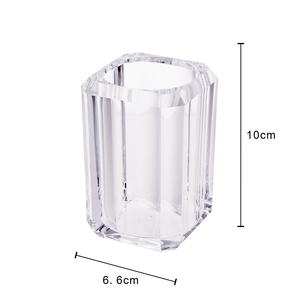 Juego de Baño de Acrílico Transparente Irrompible de 4 Piezas, Diseño Clásico y Ecológico, Organizador de Baño 4 en 1 <span class=keywords><strong>para</strong></span> Hogar y Hotel - Product Image 5
