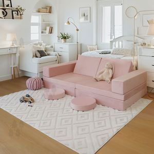 Modulares Schloss-<span class=keywords><strong>Sofa</strong></span> für Kinderzimmer und Wohnzimmer – Niedliches Spiel-<span class=keywords><strong>Sofa</strong></span> für Kleinkinder - Product Image 1