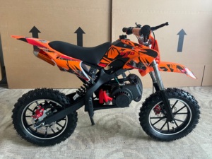 Minimoto Todoterreno de Gasolina de 49cc y 2 Tiempos para Niños, Motocross, Nueva Minimoto de Aventura, 40-60km/h - Product Image 5