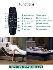 Cama de Hospital de Lujo para Cuidado de Ancianos, Eléctrica y Ajustable, para Residencias Médicas, con Doble Motor, Anti-Ronquidos, Fácil de Montar, para Discapacitados - Product Image 5