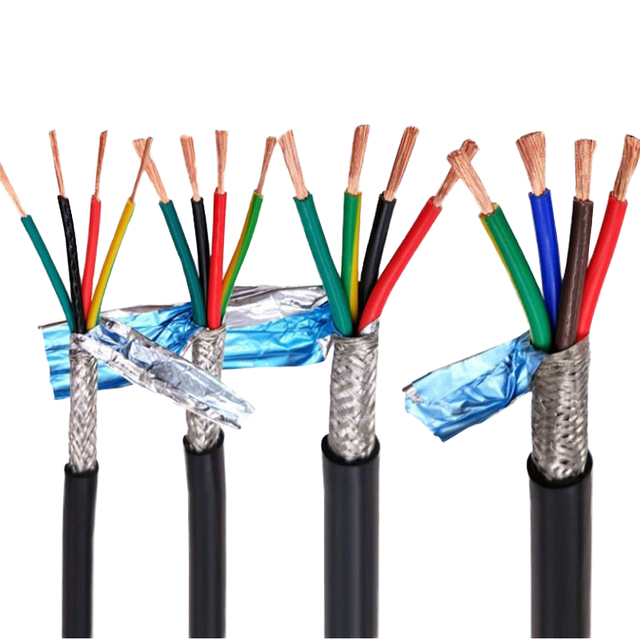 Flexible Shielded Tinned Copper Control Cable with PVC Insulation Tinned Steel Armour for Computer Instrument Signal Connections